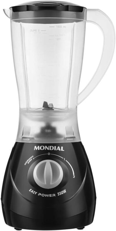 Liquidificador Easy Power, Mondial, Preto, 550W, 120 & 220V - L-550-B - Image 4